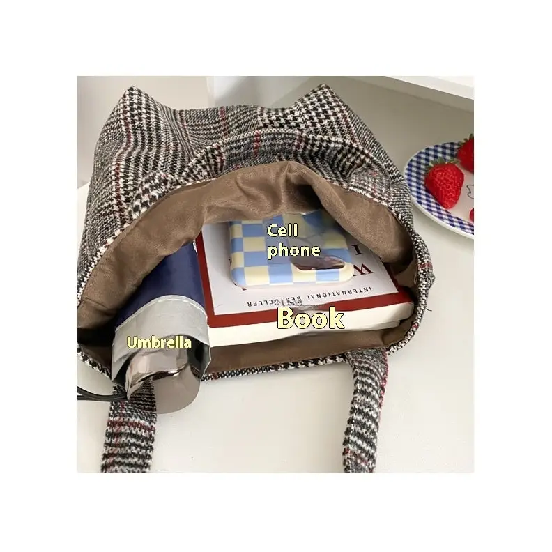 Polyester Medium Tote Bag with Soft Shoulder Strap for Youth