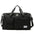 Polyester Plaid Crescent Travel Bag for Men and Women - Black