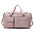 Polyester Plaid Crescent Travel Bag for Men and Women - Lilac Purple