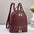 Polyester PU Packing Bag with Multiple Color Options and Sewing Thread - Red / 24x12x29CM
