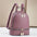 Polyester PU Packing Bag with Multiple Color Options and Sewing Thread - Purple / 24x12x29CM
