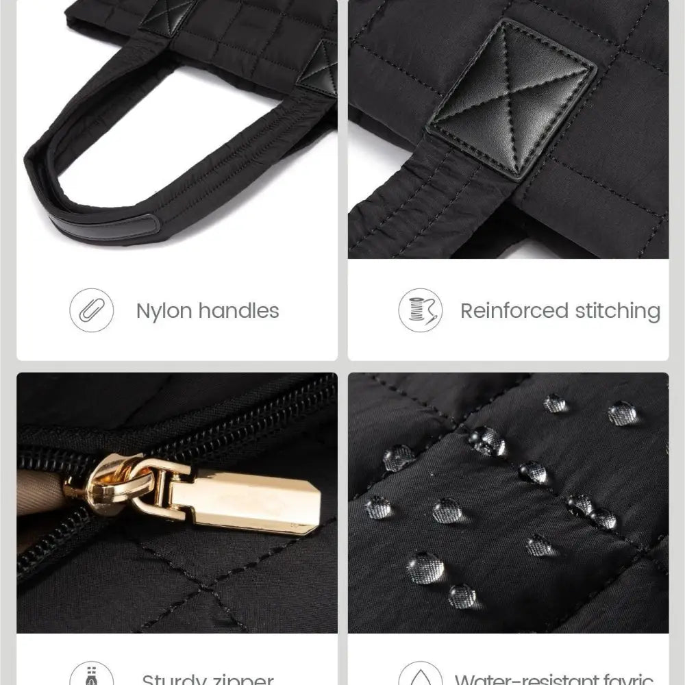 Polyester Suitcase with Slit Pocket in Black White or Khaki
