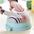 Portable Ultra Light Salad Cutter Bowl with Heat Collecting Filter Blue