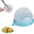 Portable Ultra Light Salad Cutter Bowl with Heat Collecting Filter Blue 2