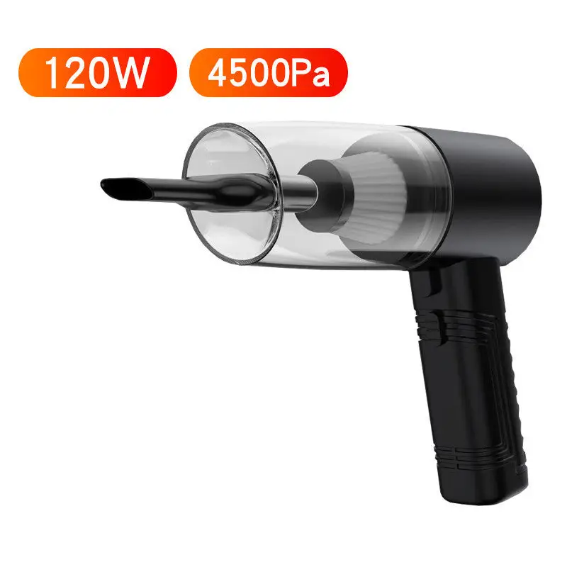 Portable Vacuum Cleaner for Home and Car with Five Accessories
