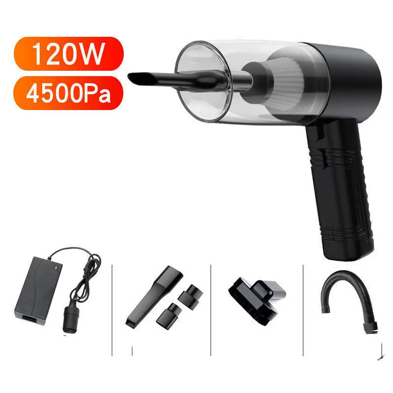 Portable Vacuum Cleaner for Home and Car with Five Accessories