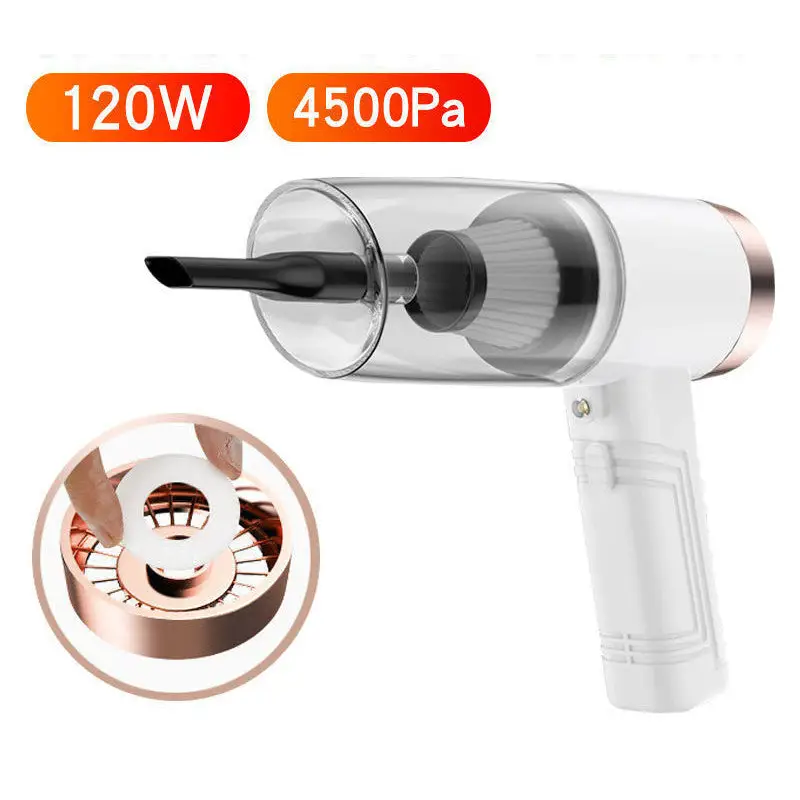 Portable Vacuum Cleaner for Home and Car with Five Accessories