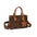 PU Crossbody Bag for Mobile Phone and Essentials - Brown
