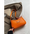 PU Leather Bow Accent Handbag in Multiple Colors - Orange / 24X14X5