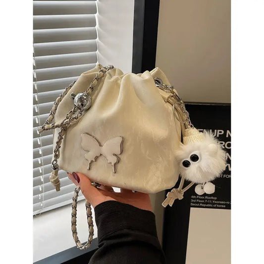 PU Lined Travel Pouch with White Wizard Pendant in Multiple Colors