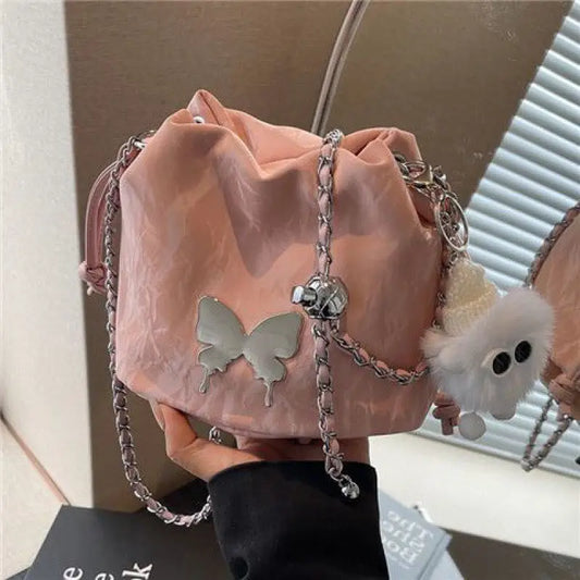 PU Lined Travel Pouch with White Wizard Pendant in Multiple Colors