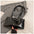 PU Shoulder Bag with Pendant and Sandwich Pocket in Multiple Colors - Black / 32x9x16