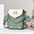PU Square Suitcase for Women in Multiple Colors with Polyester Lining - Green