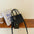 PU Suitcase Horizontal Square Packing Bag in Multiple Colors - Black