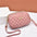 PU Suitcase Style Crossbody Bag for Women in Multiple Colors - Pink