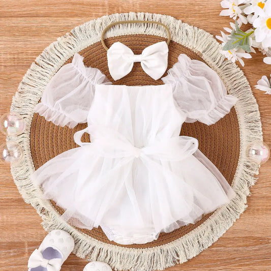 PuffPrincess Set: Skirt Scarf & Vest Ensemble