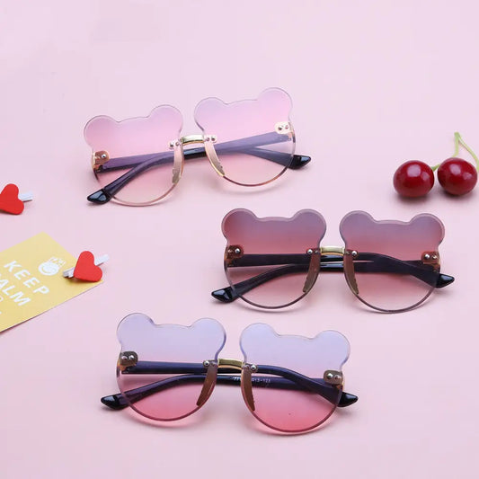 Purrfect Paws: Frameless Cat Ear Sunglasses