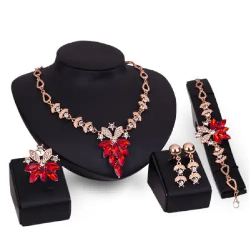 Quad Gems Collection - Red