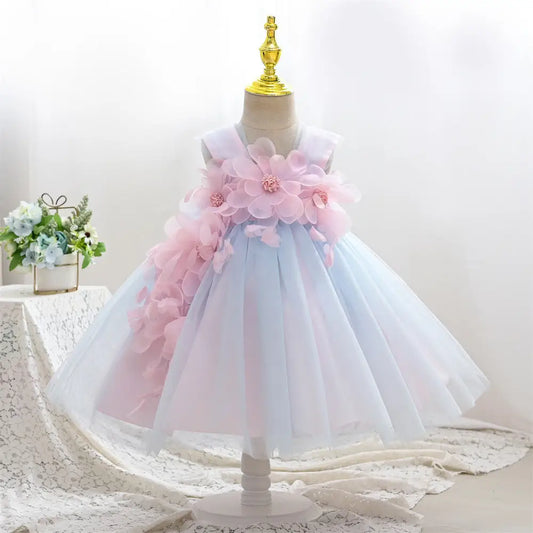 Rainbow Princess Dress Vest for Babies - Light Purple / 60cm