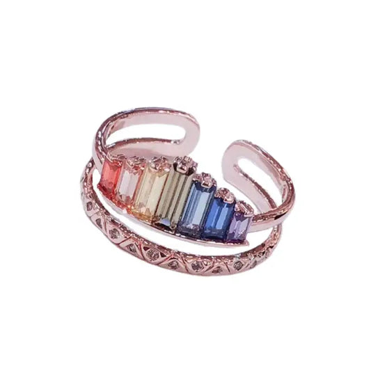 Rainbow Sparkle Ring