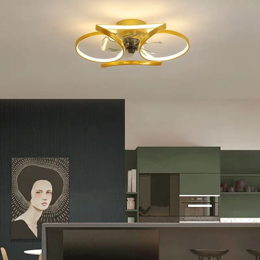 Remote Control Plastic Fan Black 45 cm Electrodeless Dimming Frequency