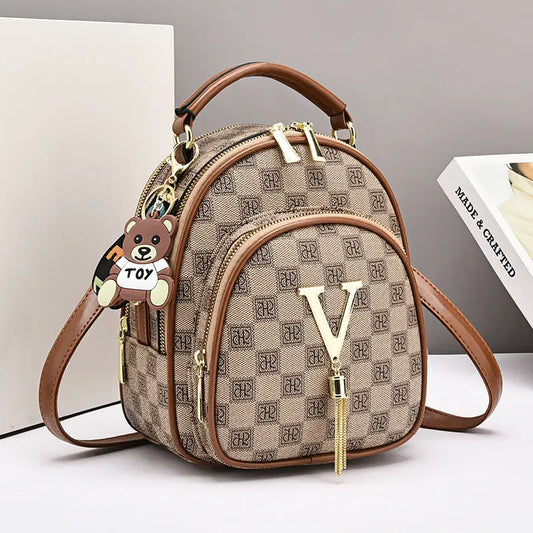 Retro Crossbody Backpack
