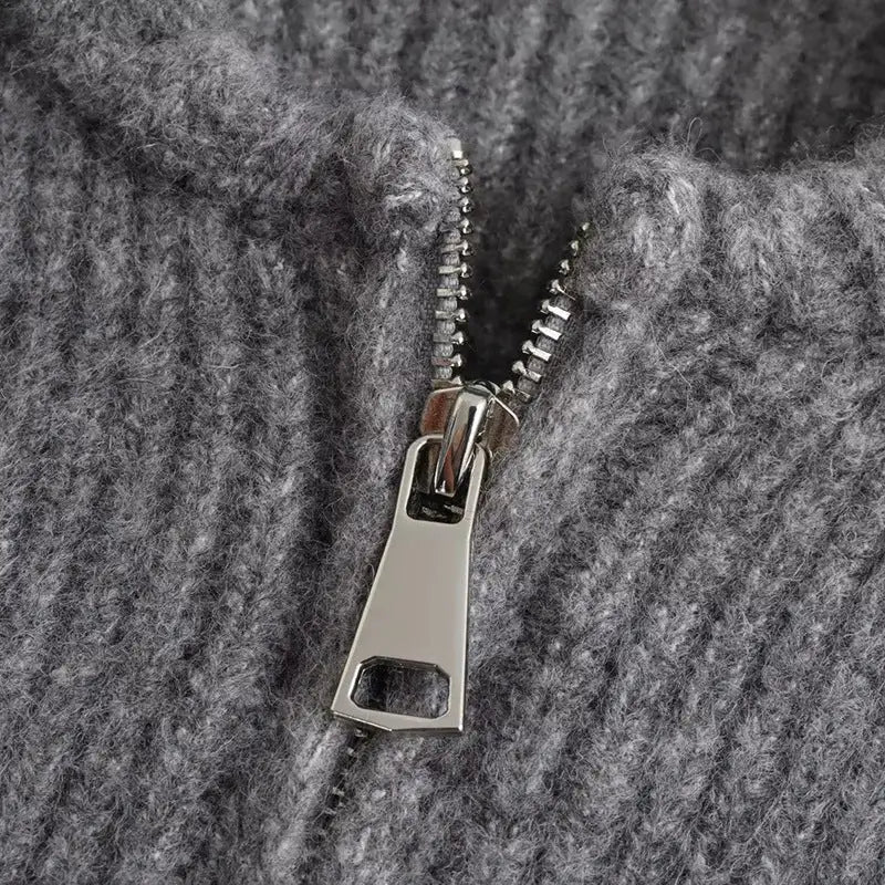 Retro Muse: Vintage-Inspired Sweater Coat