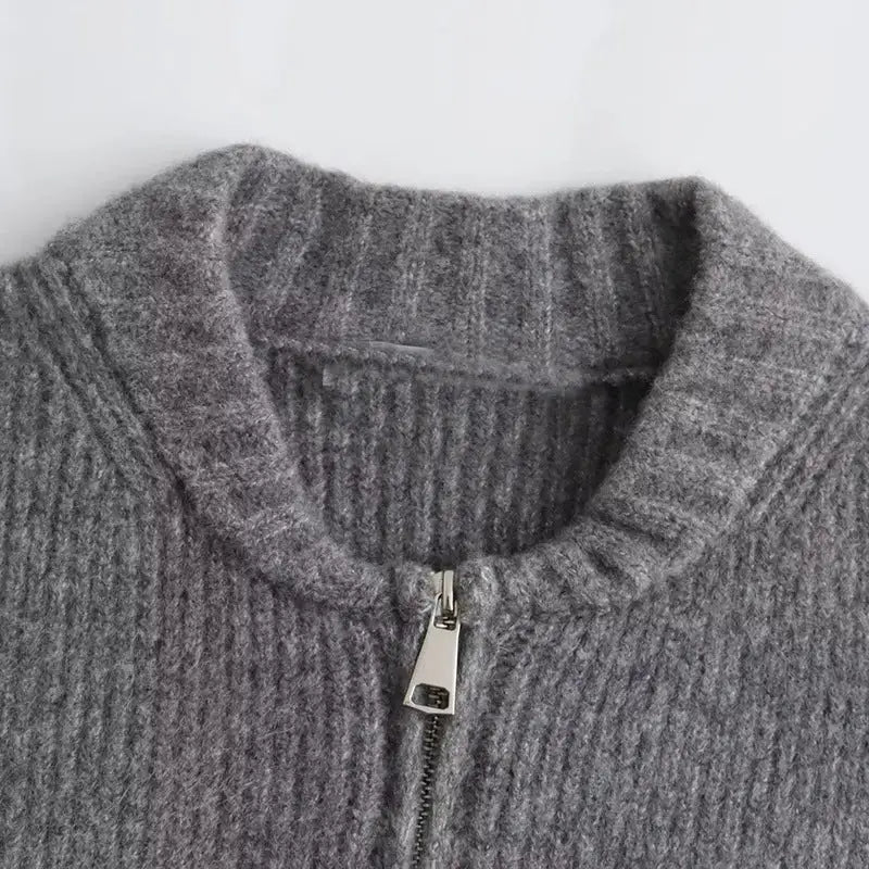 Retro Muse: Vintage-Inspired Sweater Coat