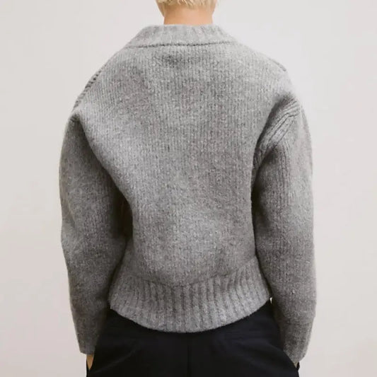 Retro Muse: Vintage-Inspired Sweater Coat