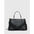 Retro PU Crossbody Bag in Blue Black White or Silver - Black