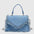 Retro PU Crossbody Bag in Blue Black White or Silver - Blue