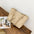 Retro PU Suitcase Packing Bag with Internal Mobile Phone Compartment Set of 2 - Khaki