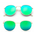 RetroChic Women’s Sunnies - Gold + Green