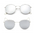 RetroChic Women’s Sunnies - Silver + Silver