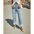 RetroFlex Jeans for Women - Light Blue / S