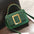 RetroFlex Portable Messenger Bag - Green frosted