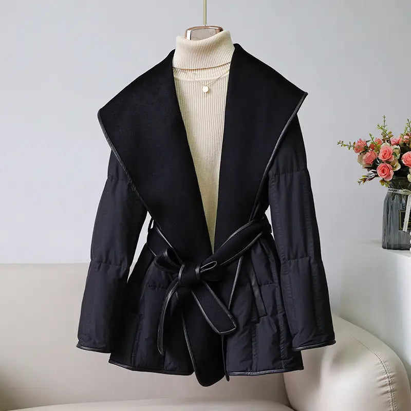 RevCash Wool Down Coat - Black / S