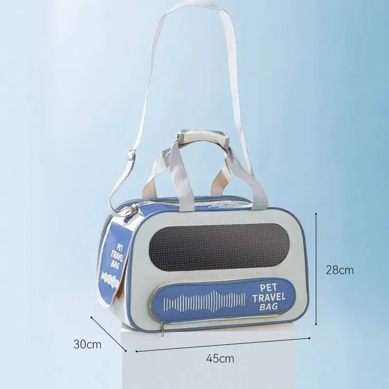 Rhythm Diaper Bag for Cats Under 10kg and Dogs Under 7kg Blue / 45x30x8cm