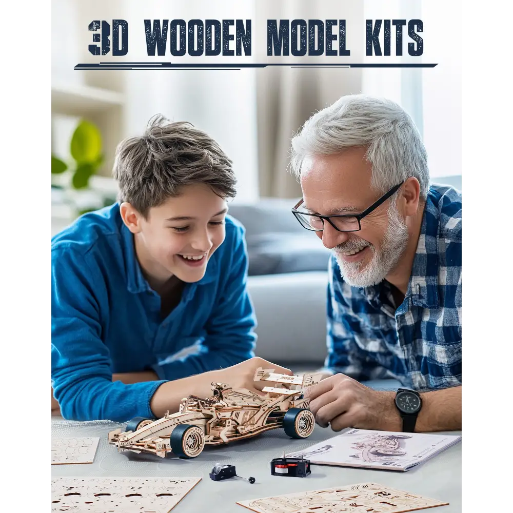 Robotime 3D Wooden DIY Assembly Puzzle LK505 5