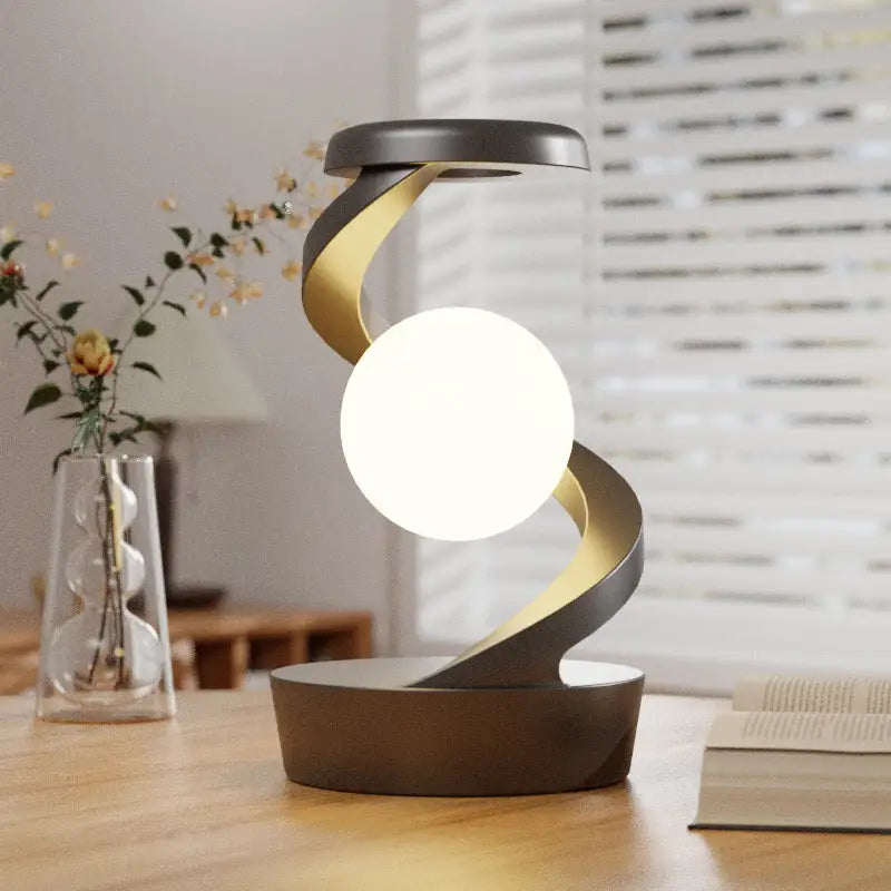 Rotating Suspended Night Light with Stepless Dimming and Soft Illumination