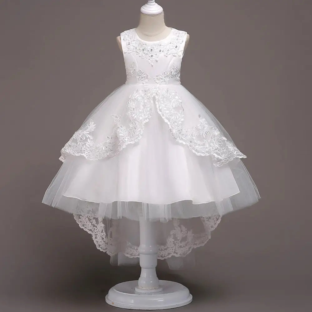 Royal Ruffles - White / 140cm