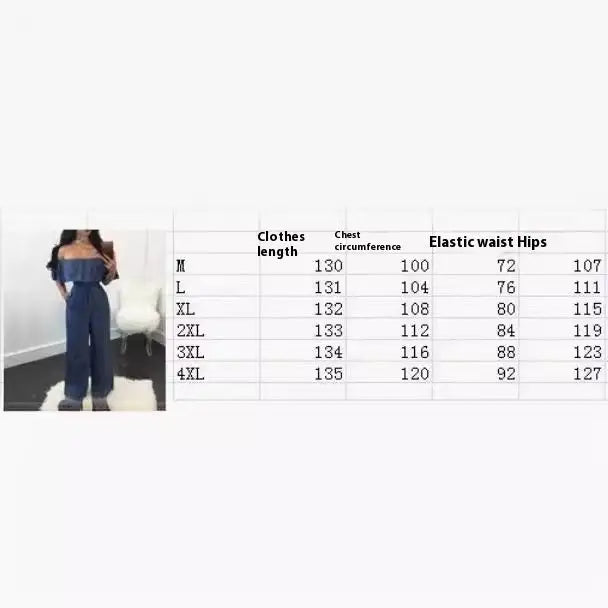 RuffleLeg Elegance Jumpsuit