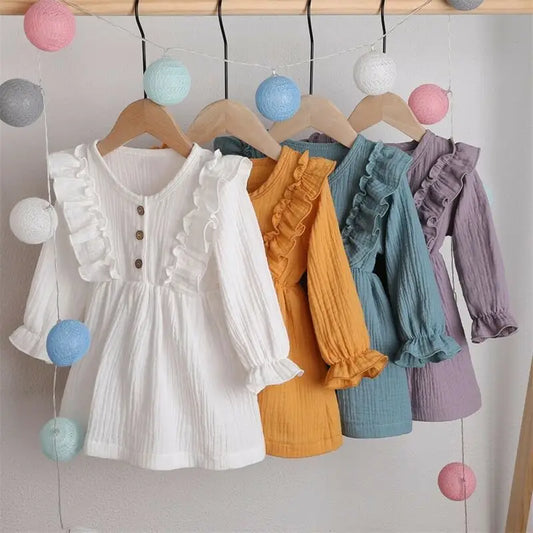 RuffleSpring Baby Dress