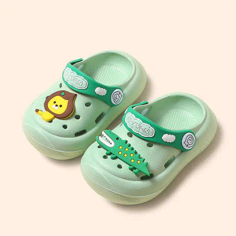 SafeStep Baby Slippers - Light Green / Inner length 13cm