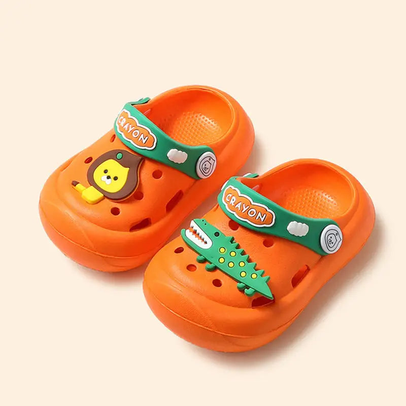 SafeStep Baby Slippers - Orange / Inner length 13cm