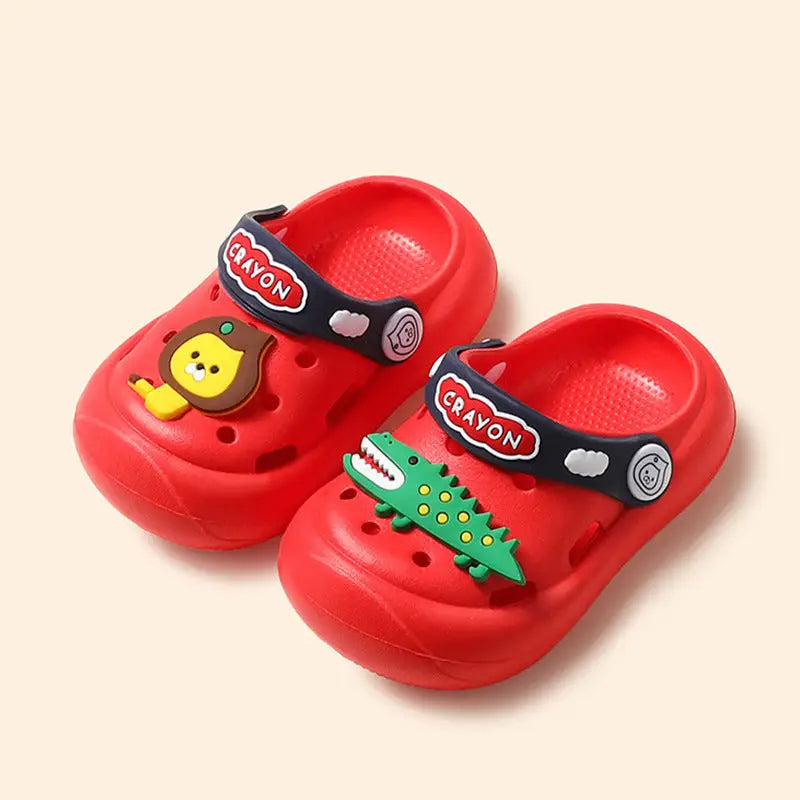 SafeStep Baby Slippers - Red / Inner length 13cm