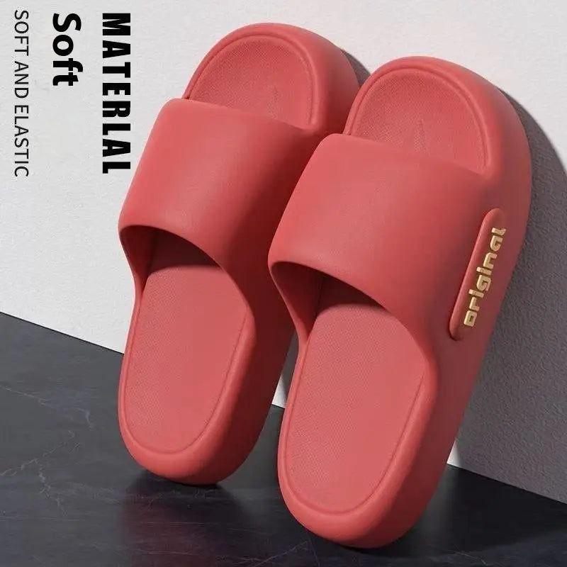 Seaside Comfort Slippers - 36to37 / Bright Red