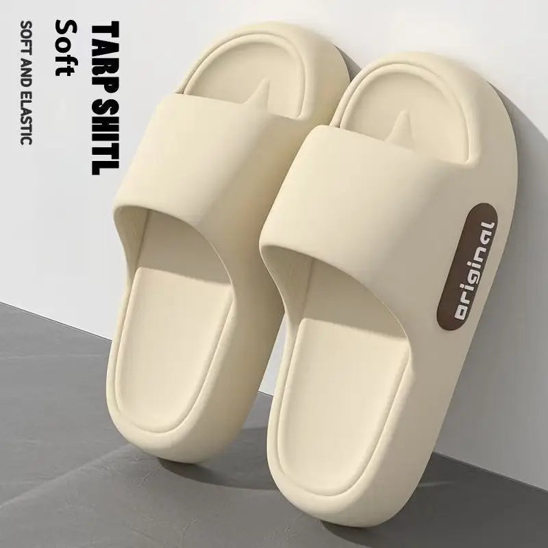 Seaside Comfort Slippers - 36to37 / White