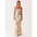 Seaside Splash: Multicolor Fishtail Dress - Floral / S