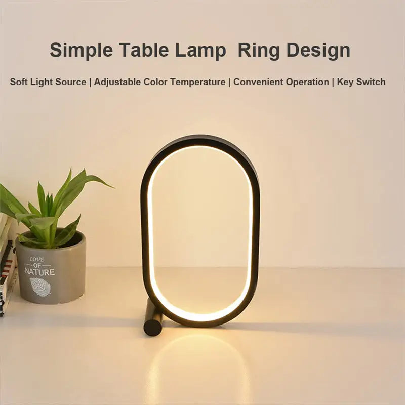 Seiko Iron LED Lamp with Elegant Minimalist Design